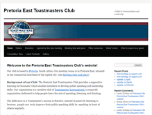 Tablet Screenshot of pretoria-east.tmclub.co.za